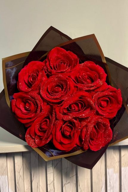 Glitter roses